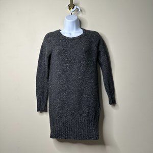 American Eagle Charcoal Grey Wool Blend Tunic Sweater Women's XS